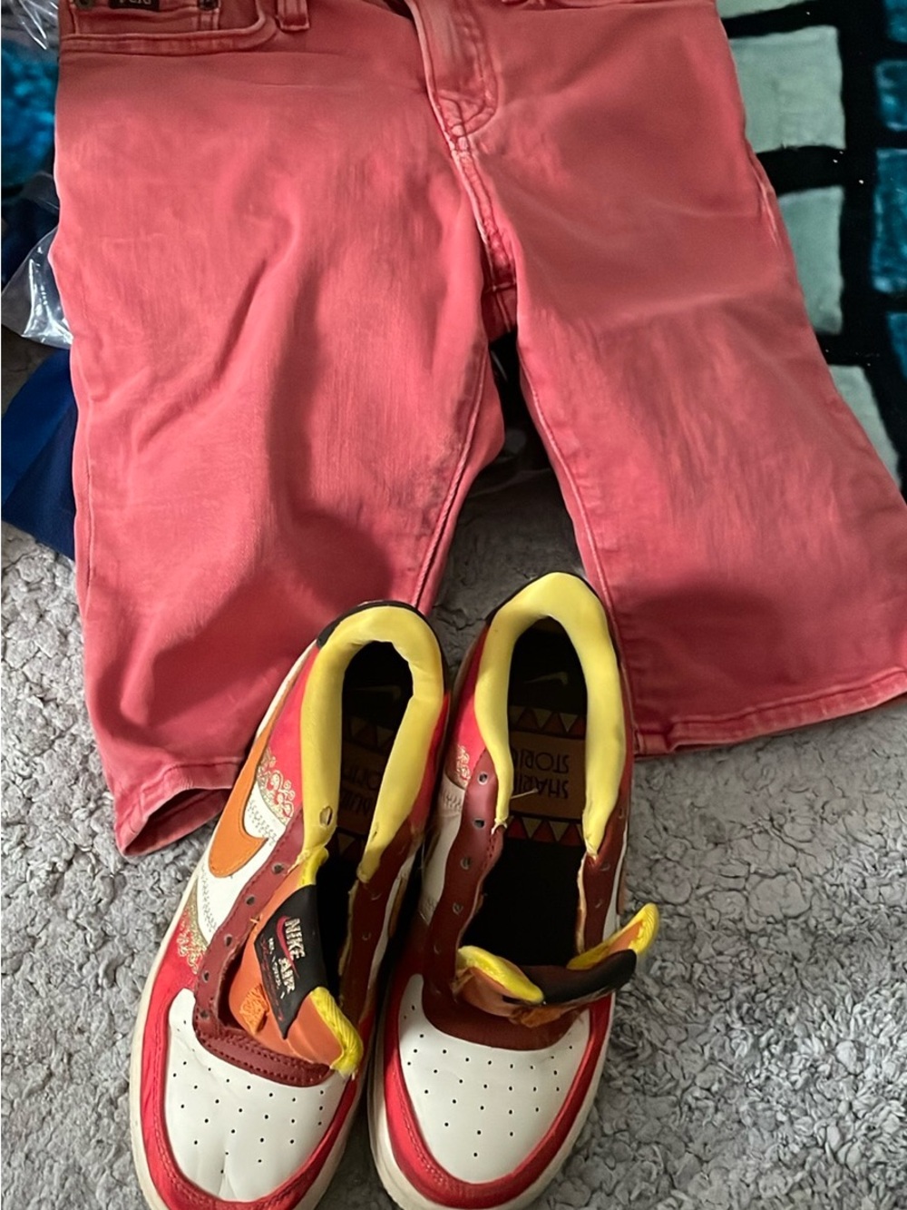 Ralph Lauren Shorts 8 and Nike AIR“Little Abha” SNEAKERS  4Y